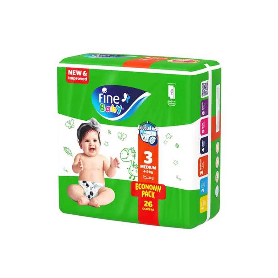 Diaper medium size offers top